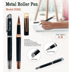 Metal Roller Pen – Rose Gold & Silver Options