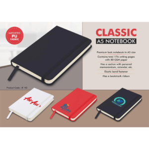 Classic A5 Notebook (Hard Bound, 176 Pages)