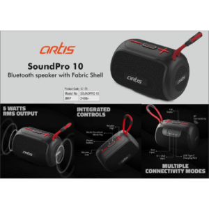 Artis SoundPro 10 Bluetooth Speaker (Fabric Shell)