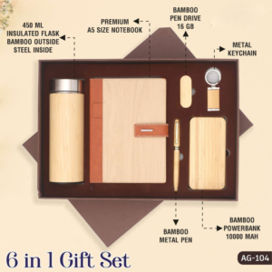 6 in 1 Premium Bamboo Gift Set – AG-104
